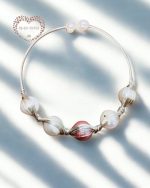 Handmade Pearl Wire-Wrapped Bracelet - Image 7