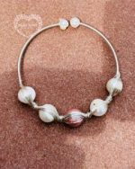 Handmade Pearl Wire-Wrapped Bracelet - Image 3